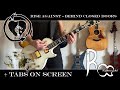 Rise Against - Behind Closed Doors Guitar Cover with Tabs on screen 4K UHD
