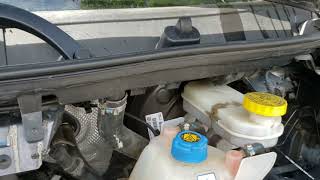RAM Promaster 3500 Cowl Water Leak on engine and ECM