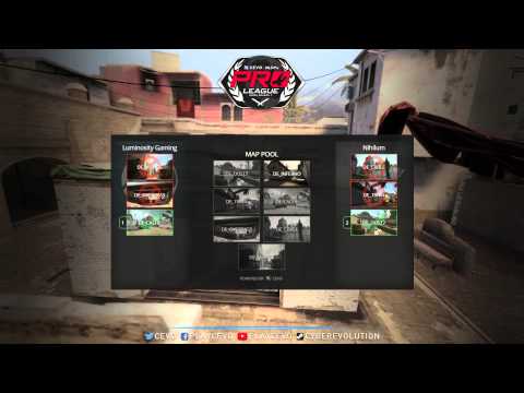 Luminosity vs Nihilum Game 1 (CEVO-P CS:GO Season 7) - Misled & Gecks