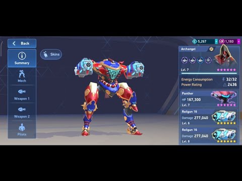 Maxed Out Panther With Dual Railgun 16 || Mech Arena || Tournament Free For All ||