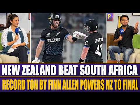 New Zealand Beat South Africa in T20WC Semi Final | Record ton by Finn Allen Powers NZ to final