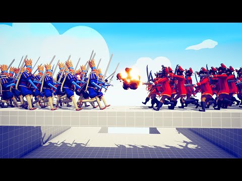 50x GUN vs 50x MELEE Tournament | TABS - Totally Accurate Battle Simulator