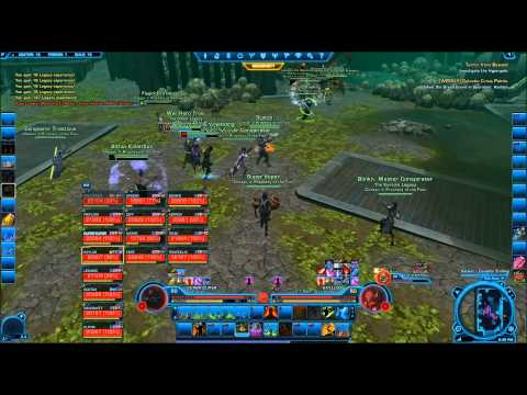 SWTOR Chosen 16-man HM TFB Writhing Horror Kill - Operative Healer POV