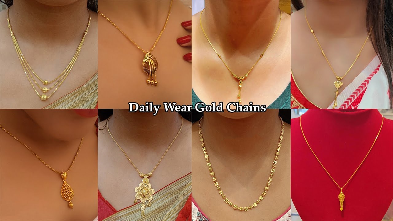 Latest daily wear gold chains from 4 grams with price || Apsara Fashions