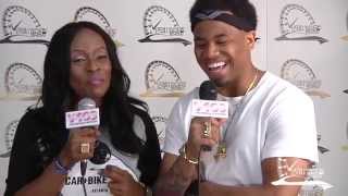 Mack Wilds Talks Transitioning To Music With Stacii Jae at The V-103 Car And Bike Show 2014