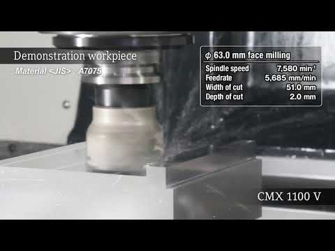 Machining demonstration  CMX 1100 V