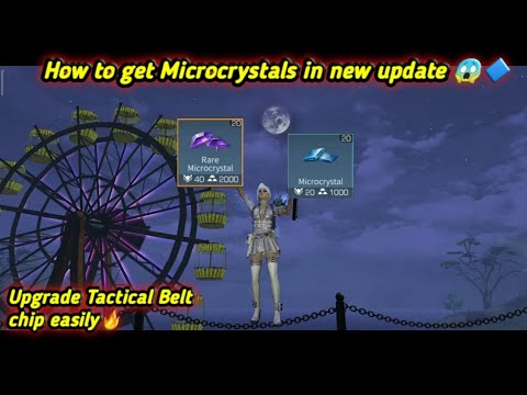 How to Get Microcrystals In This New Update Season 4🔷 | New Tactical belt | New Chip😱