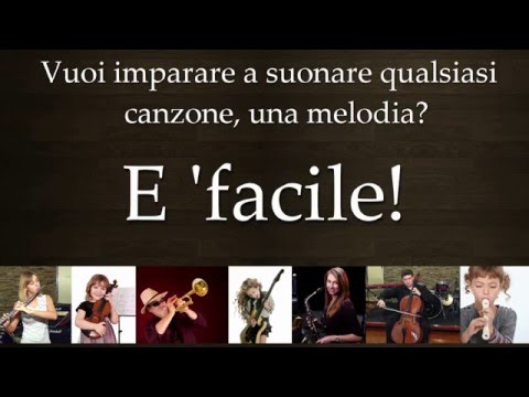 La sua melodia preferita Lezioni di Clarinetto Melodia Tutorial Spartito Imparare Insegnante Metodi