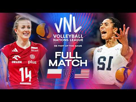 Poland 🇵🇱 vs. USA 🇺🇸 - VNL 2024 | Full Match - Week 2