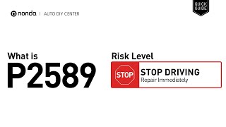 OBD Code p2589 Guide to Repair