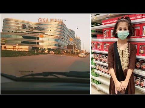 Grocery shopping vlog || Giga Mall || CREATIVE AMNA