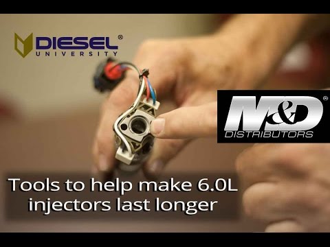 6 0L injector replacement and the parts you need to make them last longer