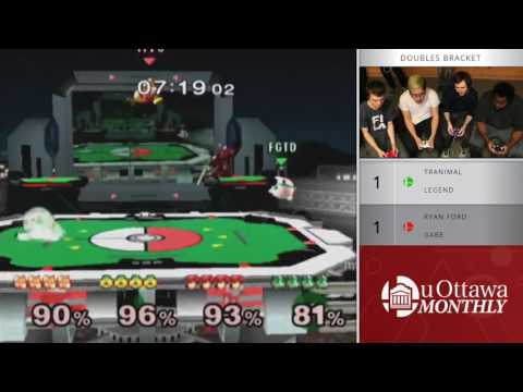 uOttawa Monthly (May 2017) — Melee Doubles — Tranimal/Legend vs Ryan Ford/Gabe