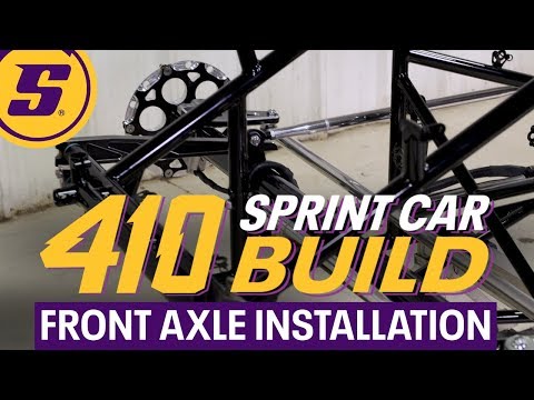 410 Sprint Car Build Ep 08 Front Axle Installation