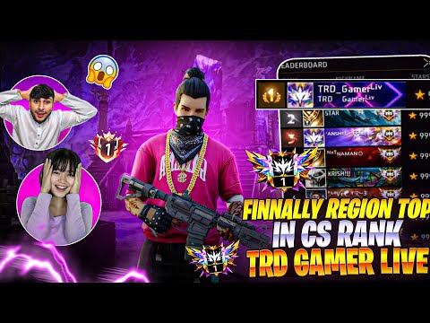 CS-REAGION TOP-1 RANK PUSH IN 12min ONLY || TRY TO ACHIEVE INDIA TOP-1 RANK || CS RANK PUSH || #ff