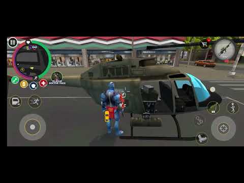 ROPE HERO MAFIA CITY WAR ROBOT WALA GAME