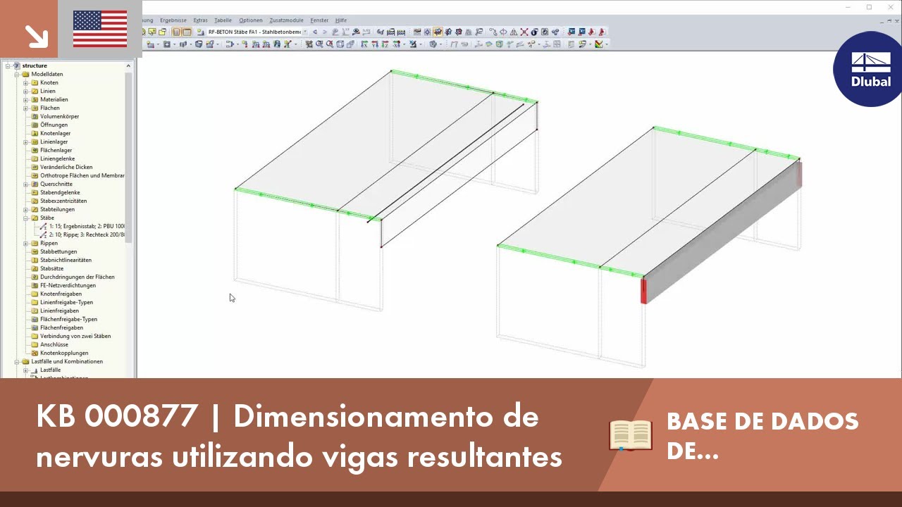 KB 000877 | Dimensionamento de nervuras utilizando vigas resultantes