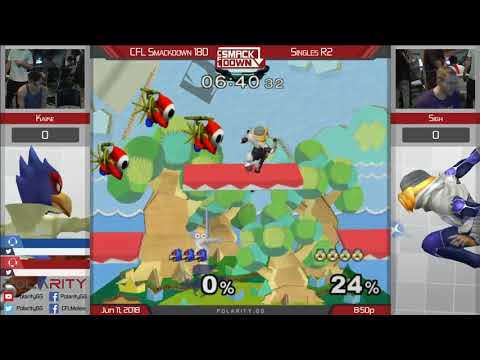 CFL Smackdown 180 Melee - Kaike (Falco) vs Sigh (Sheik) - Winners R2