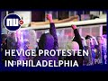 Betogers en politie botsen opnieuw na dood zwarte man in Philadelphia | NU.nl