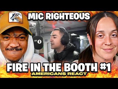 Americans React to Mic Righteous - Fire In The Booth (Part 1)