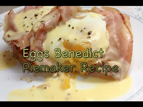 Eggs Benedict in the Piemaker video recipe cheekyricho