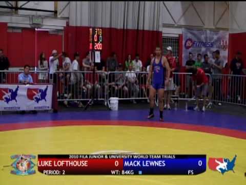 University Freestyle Challenge Tournament Final 84kg - Mack Lewnes vs. Luke Lofthouse