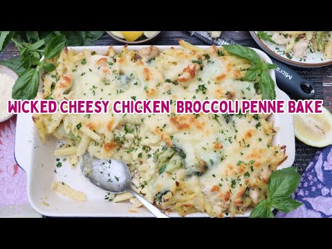 Wicked Cheesy Chicken Broccoli Penne Bake (Feeding a Crowd)
