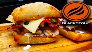 Download lagu AMAZING CHICKEN BACON RANCH SANDWICH ON THE BLACKSTONE GRIDDLE! INSPIRED BY SAM THE COOKING GUY mp3