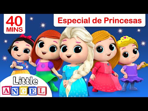¿Te gustan las Princesas? **ESPECIAL** Todas las canciones de Princesas | Little Angel Español