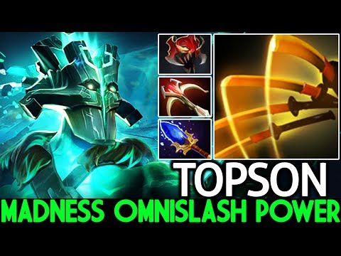 TOPSON [Juggernaut] Madness Omnislash Power 200 IQ Build 7.24 Dota 2