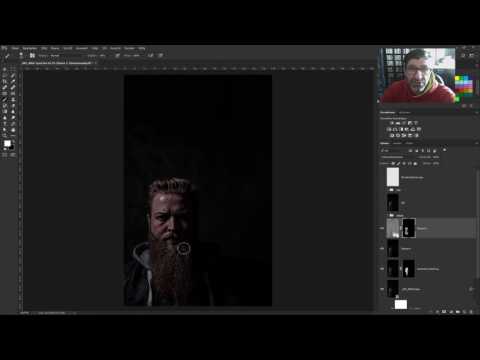 Charakter Portrait mit seitlichem Aufsteckblitz german/deutsch