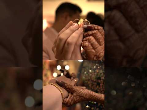 Cinematic Ring Ceremony Video || Best Engagement Reels #shorts #twc #tiktikboom #engagementring
