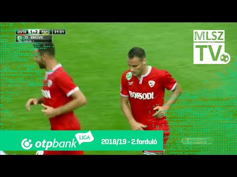 Brkovic Dusan gólja a DVTK - Puskás Akadémia FC mérkőzésen