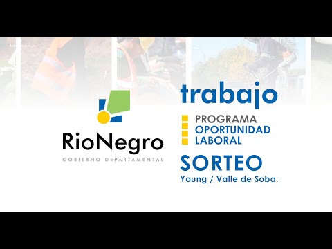 Sorteo "Programa Oportunidad Laboral" / Young y Valle de Soba.