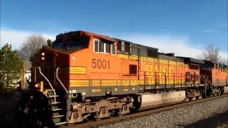 preview picture of video 'BNSF intermodal train at Albia, Iowa'