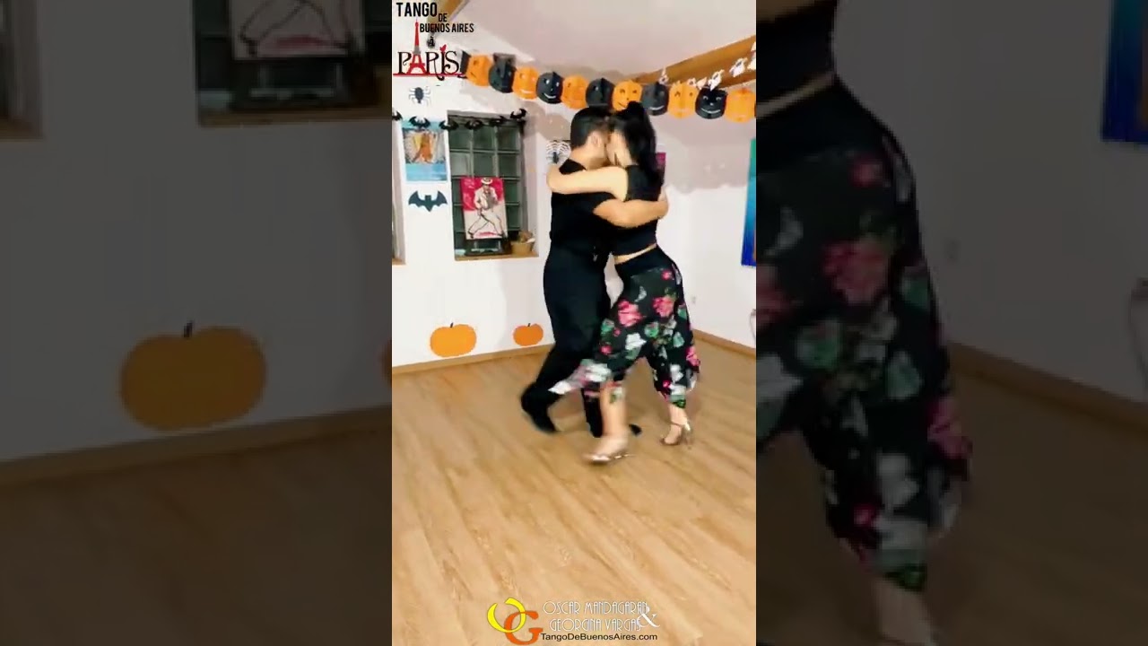 #milonga #candombe Musicality Demo Online lesson 31/10/22 #tango Georgina Vargas Oscar Mandagaran