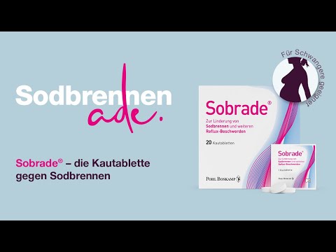 Sobrade® - Die neue Kautablette gegen Sodbrennen.