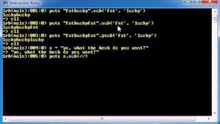 Ruby Programming Tutorial - 23 - Beginning Regular Expressions