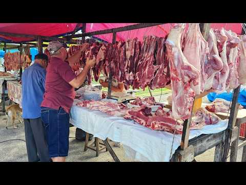 A FEIRA DE DOMINGO EM JUCATI-PE TEM CARNE À PREÇO BAIXO