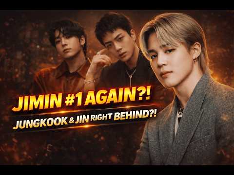 Jimin Dominates #1 Brand Reputation Again — Jungkook & Jin Right Behind Him! Is This BTS Strategy?