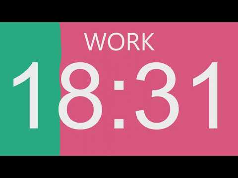 Pomodoro Technique 8 x 25 min   Study Timer 4 h