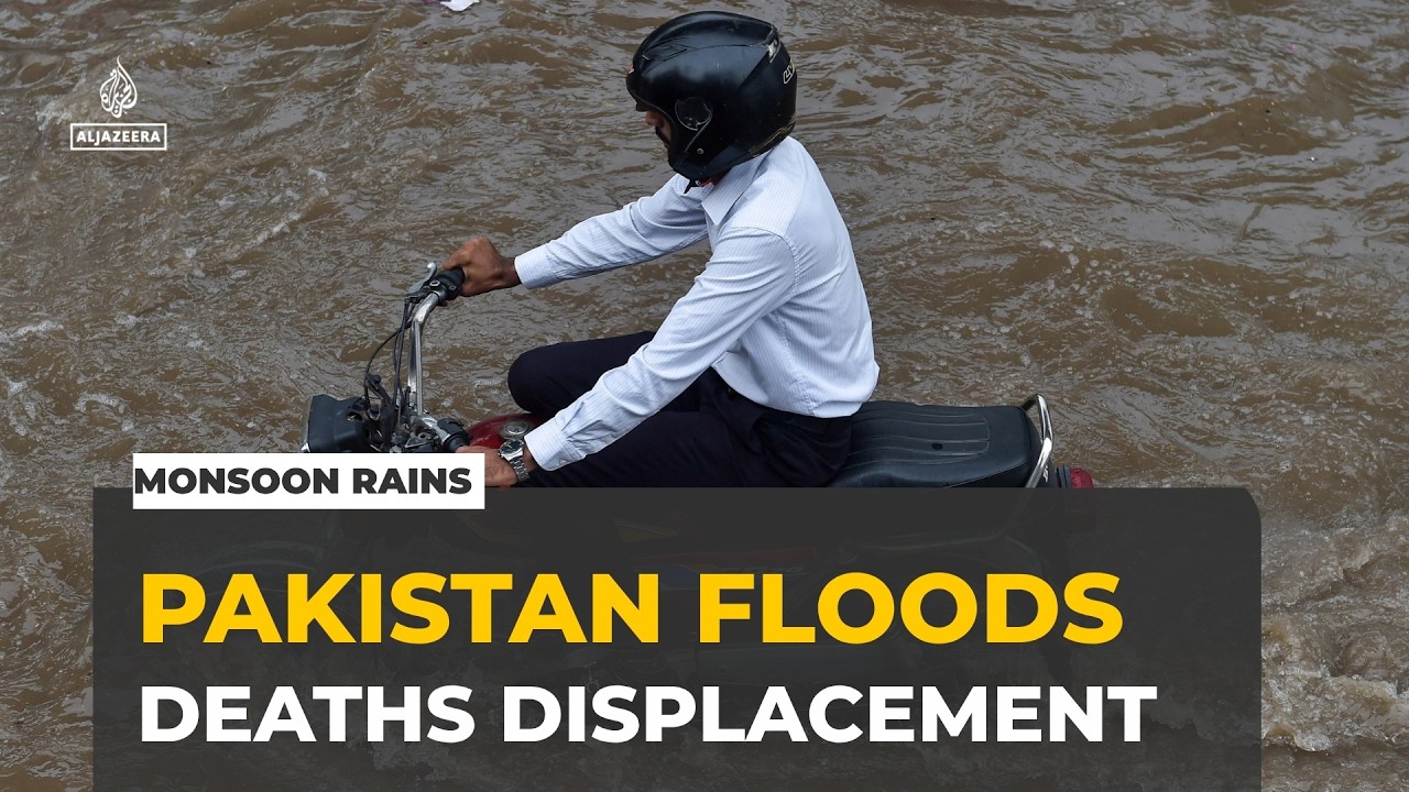 Pakistan flooding : Monsoon rains cause deaths and displacement