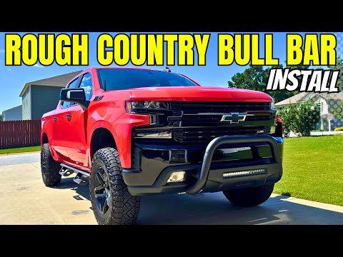 Rough Country LED Bull Bar | Aggressive Silverado Upgrade!