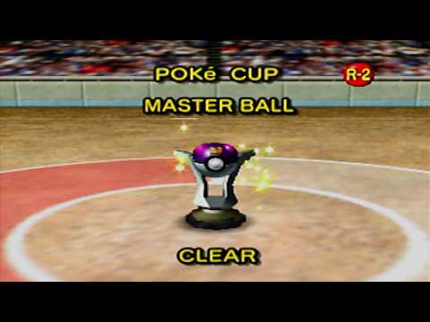 Pokemon Stadium 1 Poke Cup Master Ball Rank Level 50-55 R2 R-2 Round 2 Nintendo 64 N64