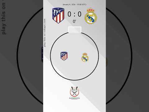 Atlético Madrid vs Real Madrid – Madrid Derby on Supercopa Stage