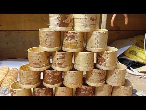 Стакан из бересты