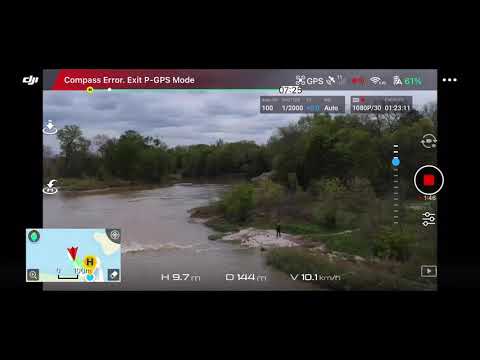 Compass Error. Exit P-GPS Mode #crash