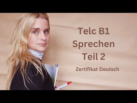 Telc B1🇩🇪 - Sprechen🗣 Teil 2 - Prüfungsvorbereitung