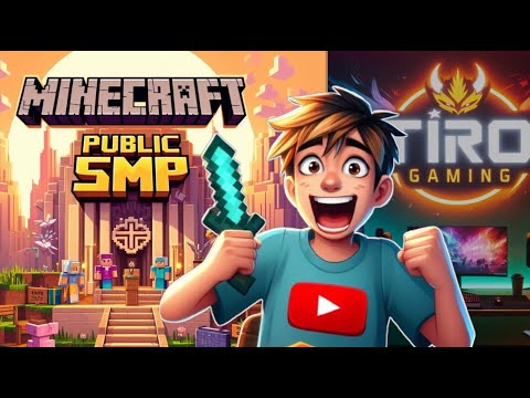 JOIN MY PUBLIC SMP - Minecraft 2024 LIVE 🔥