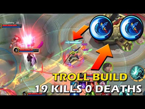 BENEDETTA USER WATCH THIS TROLL BUILD WITH 19 KILLS 0 DEATHS | MOBILE LEGENDS